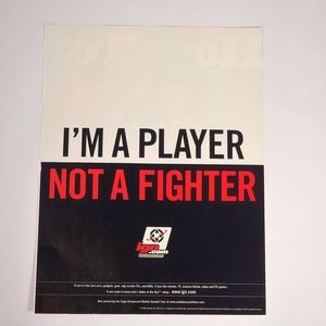IGN dot Com "I'm‎ A Player Not A Fighter" Vintage Print Ad 2000 Maxim 8.5" x 11"
